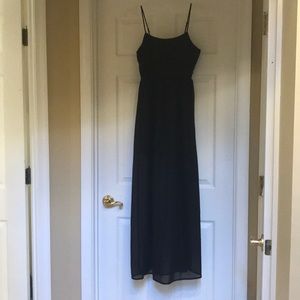 Forever 21 sheer black maxi dress